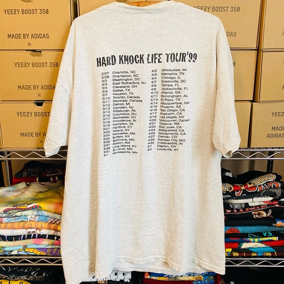 🔥🔥 Vintage Wu Tang Rap tee shirt 90s method man concert hip hop gray xxl - Picture 5 of 5